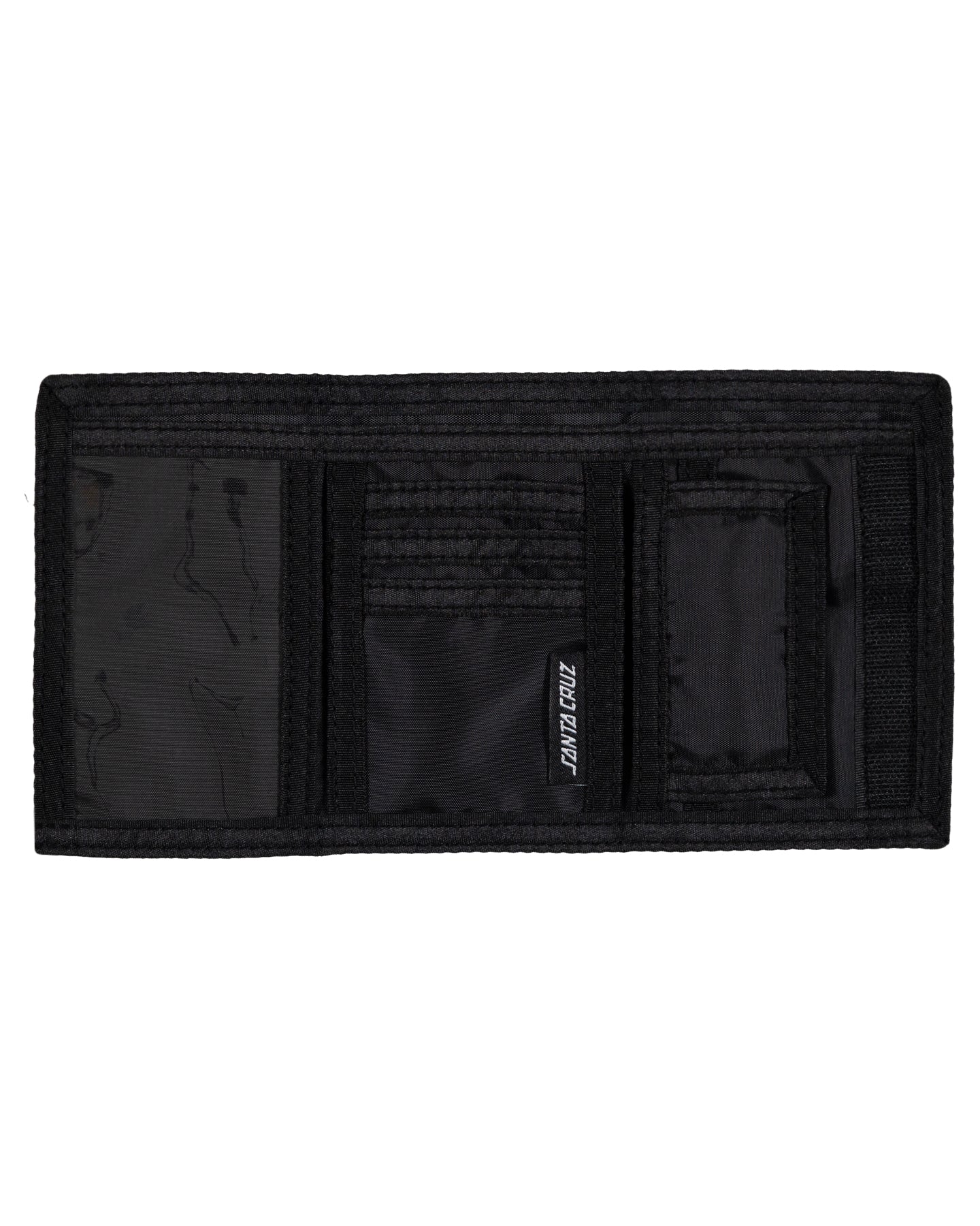 Santa Cruz Eyegore Strip Velcro Wallet Light Green