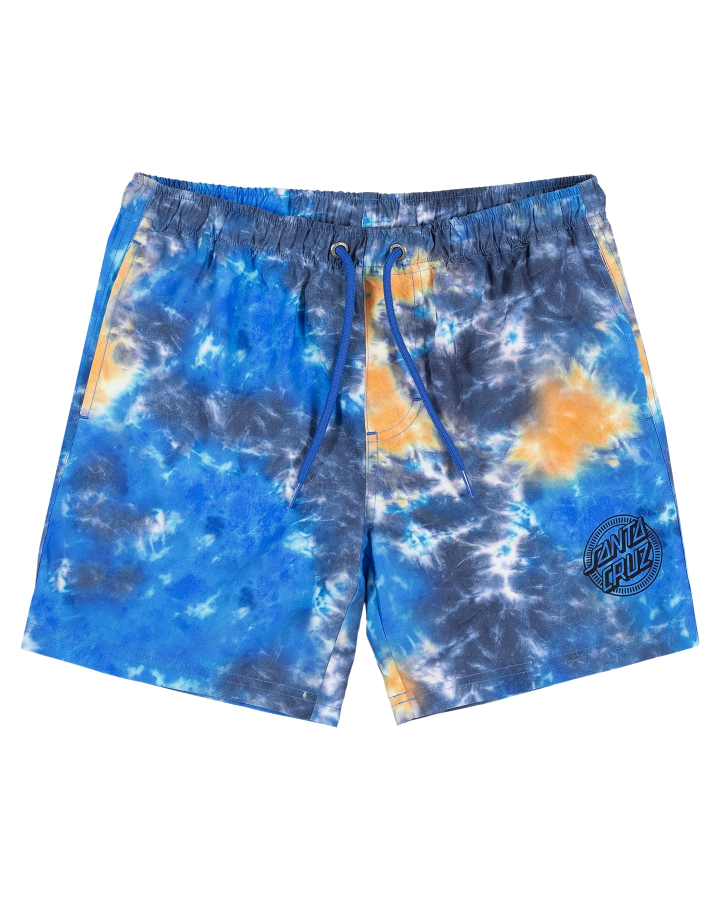 Santa Cruz Industrial Dot Mono Boardshort Blue Tie Dye
