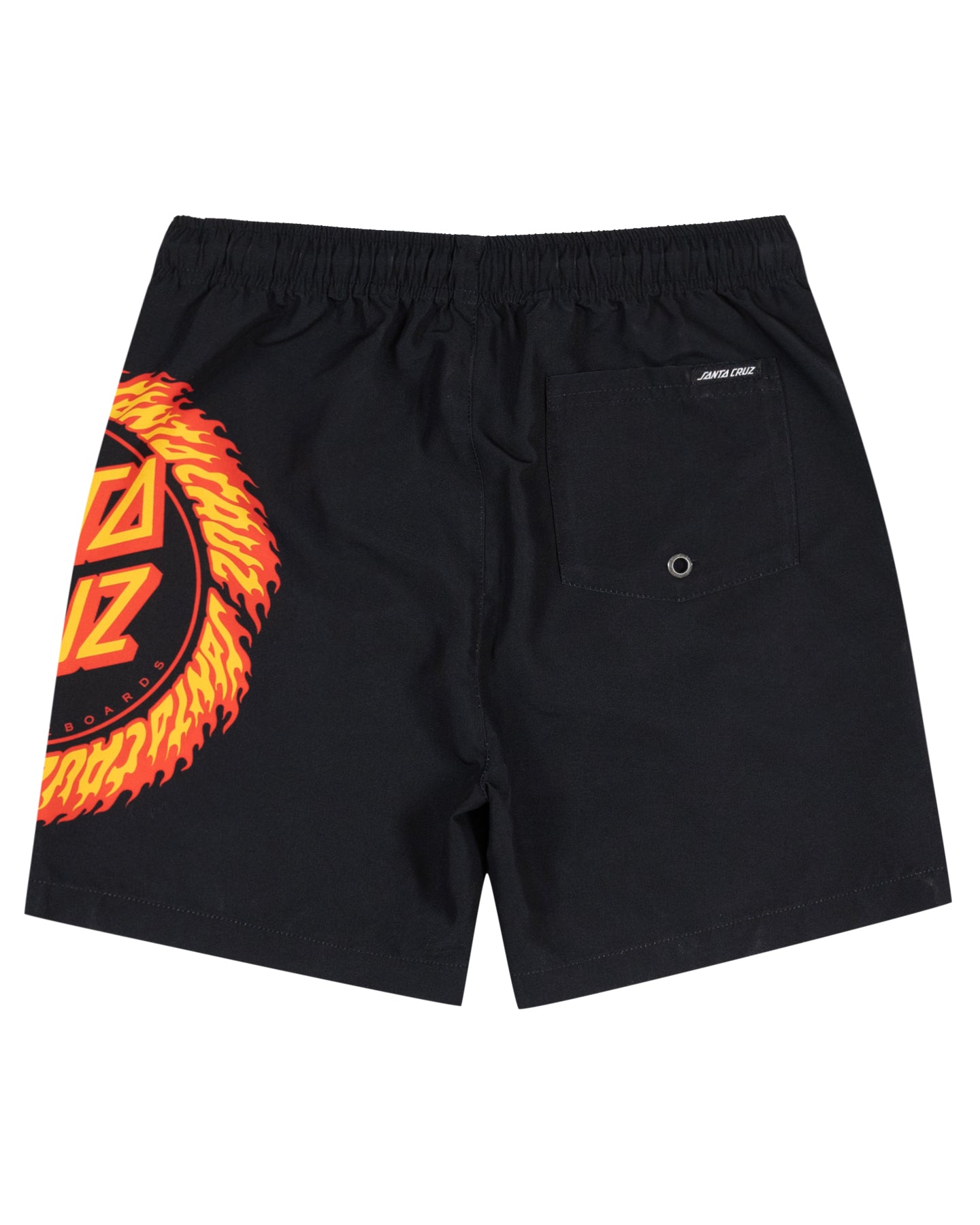 Santa Cruz Flame Ringed Dot Boardshort Black