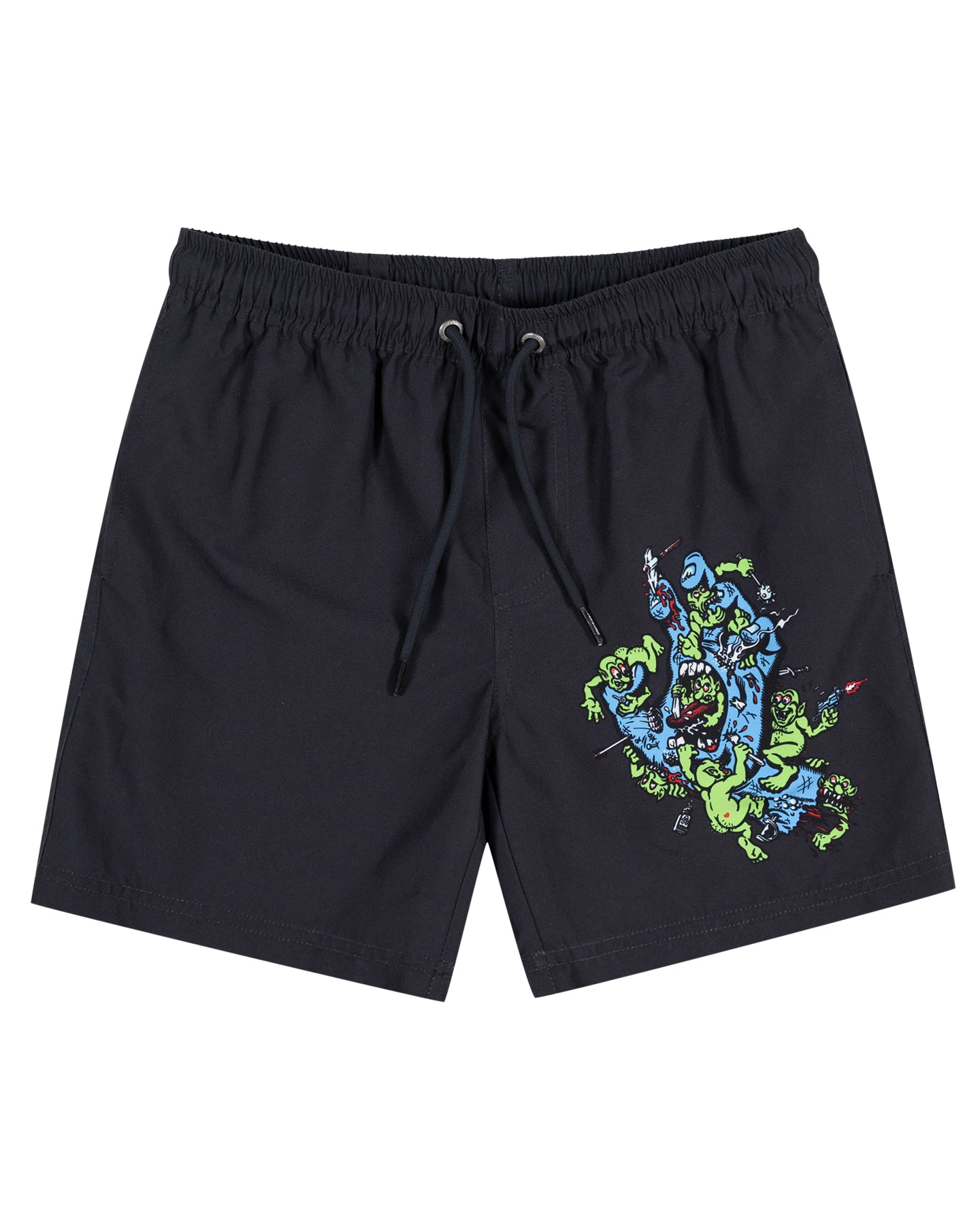 Santa Cruz Gremlin Patrol Boardshort Off Black