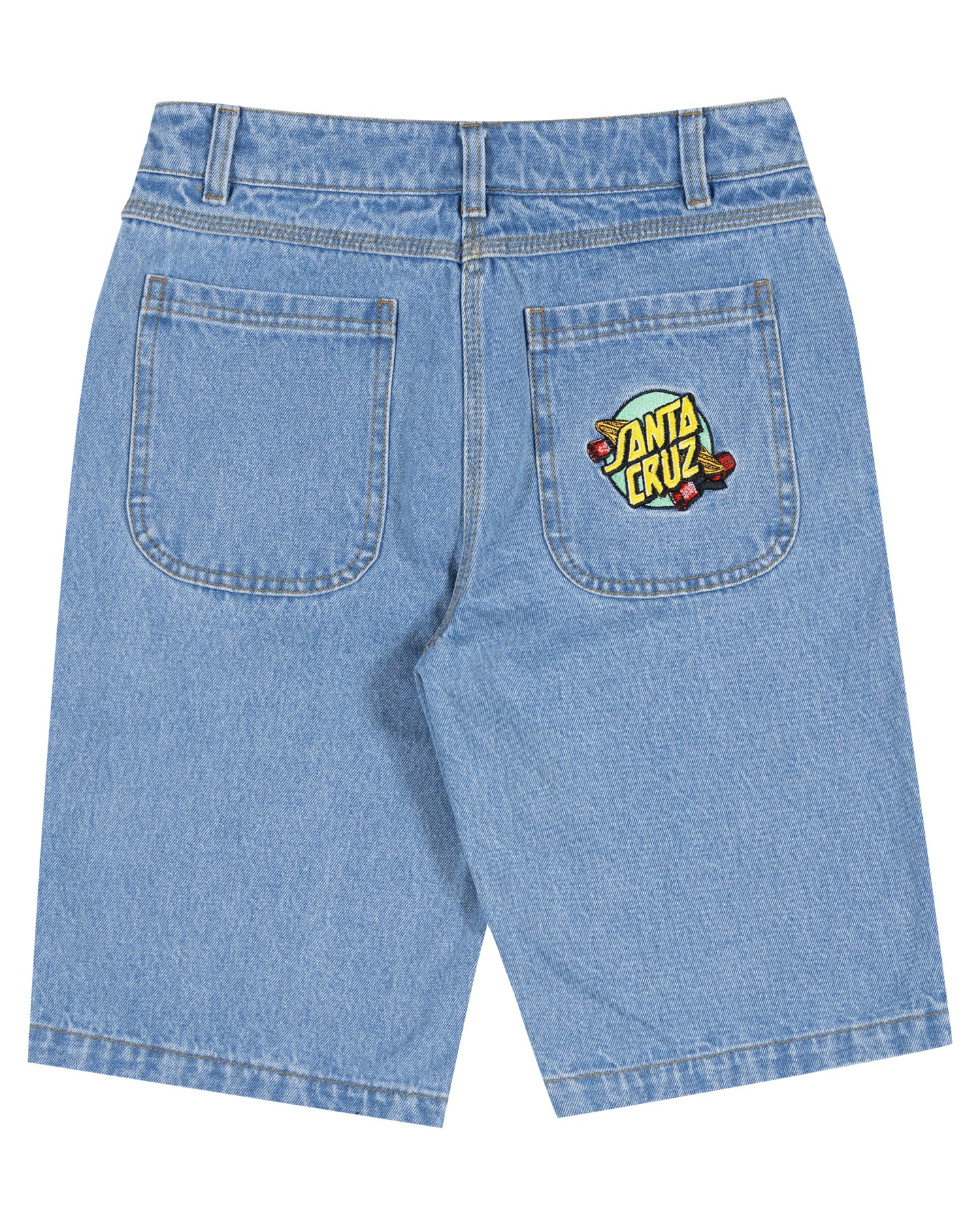 Santa Cruz Summer 76 Jean Short Mid Blue