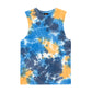 Santa Cruz Industrial Dot Mono Muscle Blue Tie Dye