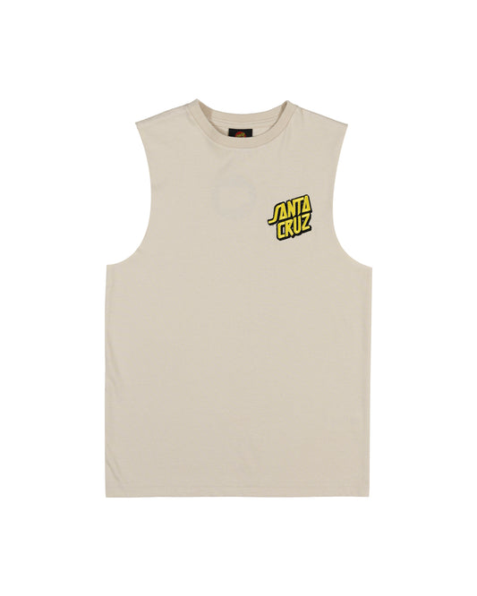Santa Cruz Summer 76 Muscle Tee Natural