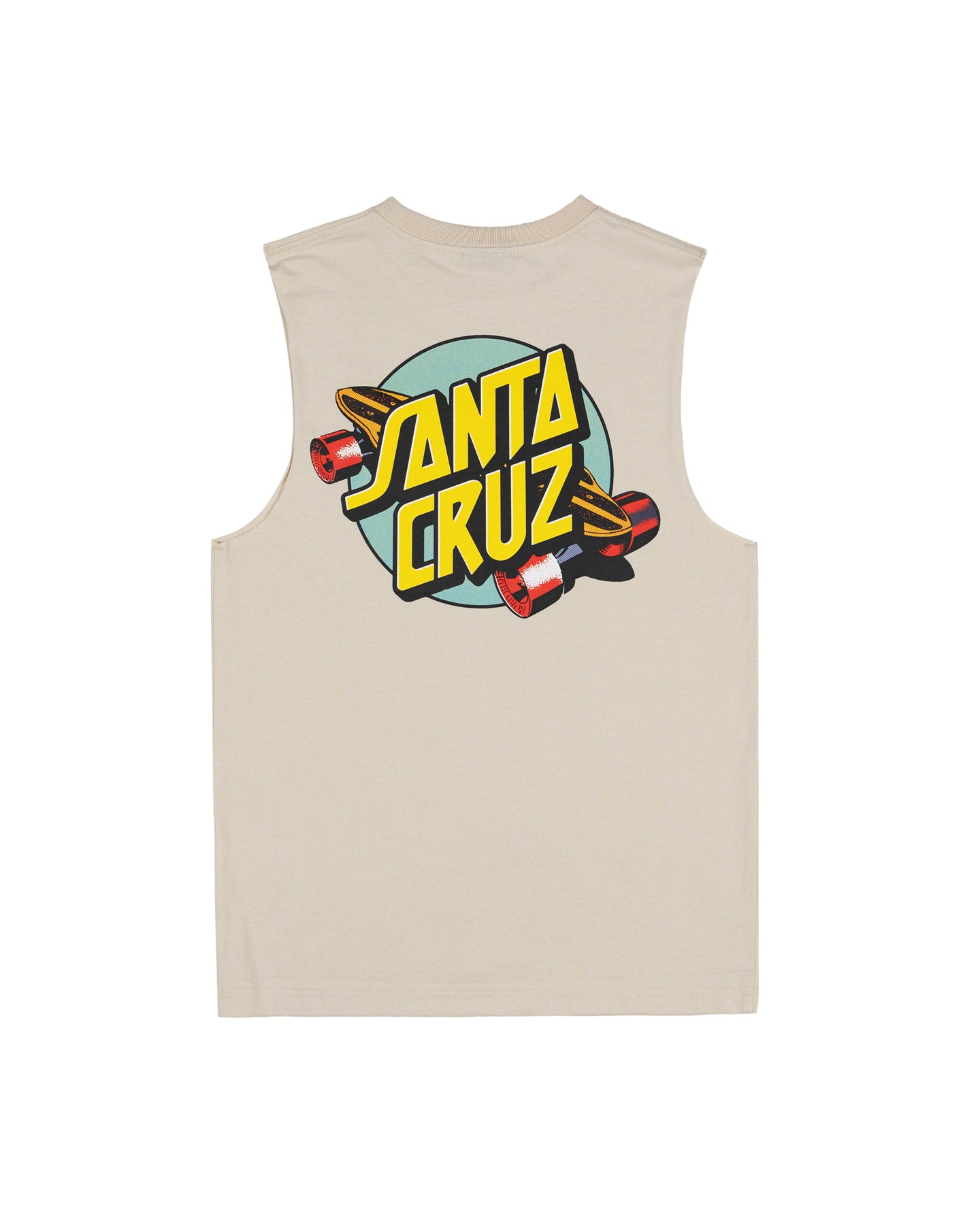 Santa Cruz Summer 76 Muscle Tee Natural
