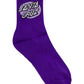 Santa Cruz Oval Dot Mid Sock 3pack Pink Coral | White | Iris
