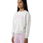 Santa Cruz Collegiate Strip Front Sweater White Marle