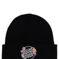 Santa Cruz Blooming Stack Dot Beanie Black