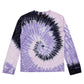 Santa Cruz Opus Dot Centre Long Sleeve Tee Pink Tie Dye