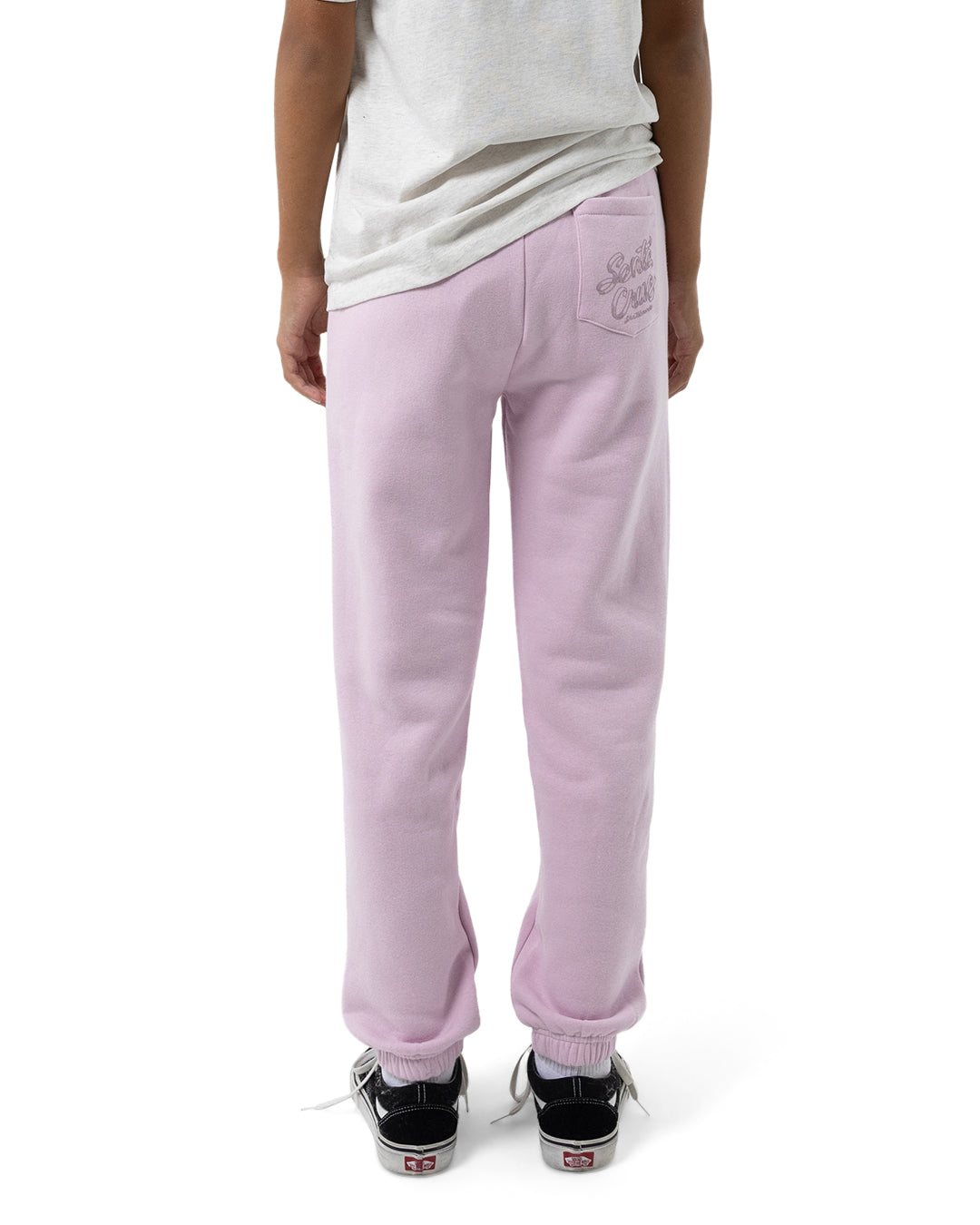 Santa Cruz Ribbon Script Track Pants Pink