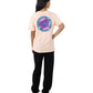 Santa Cruz MFG Retro Dot Reverse Short Sleeve Tee Pink Coral