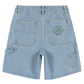 Santa Cruz Checker Heart Dot Carpenter Jean Shorts