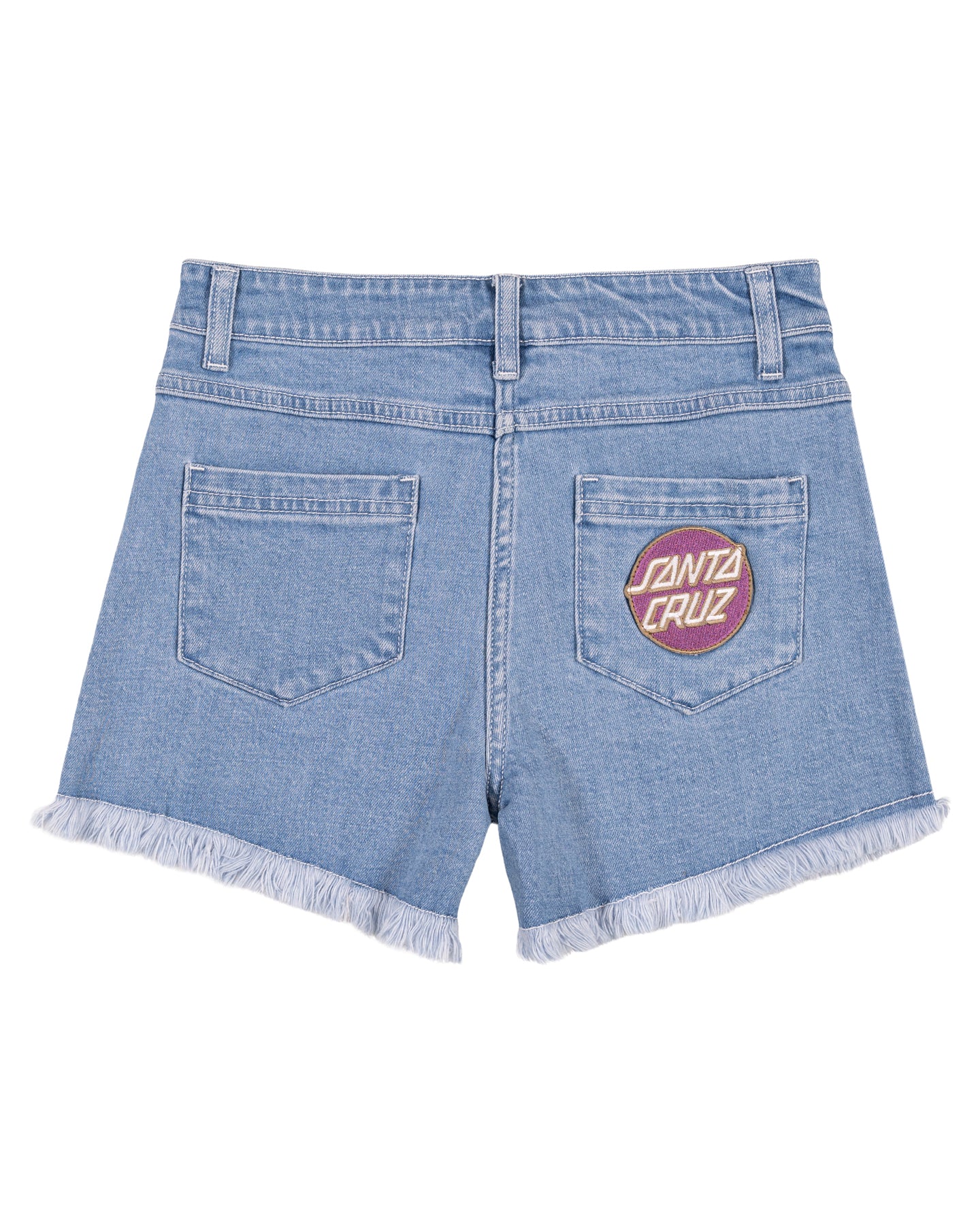 Santa Cruz Other Dot Denim Shorts Mid Blue