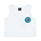 Santa Cruz Other Dot Chest Crop Tank White