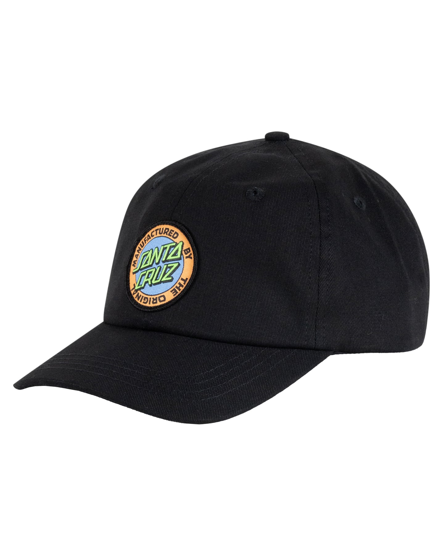 Santa Cruz MFG Dot Retro Dad Cap Black