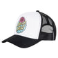 Santa Cruz Cactus Dot Trucker Cap Black