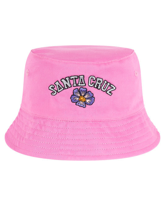 Santa Cruz Field Arch Repeat Reversible Bucket Hat Pink
