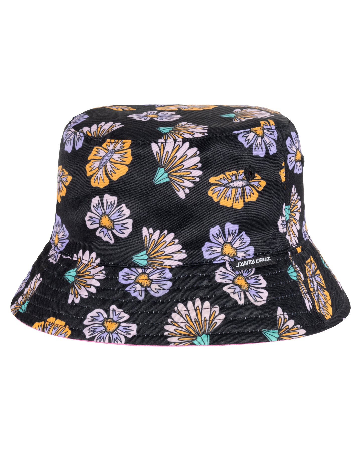 Santa Cruz Field Arch Repeat Reversible Bucket Hat Pink
