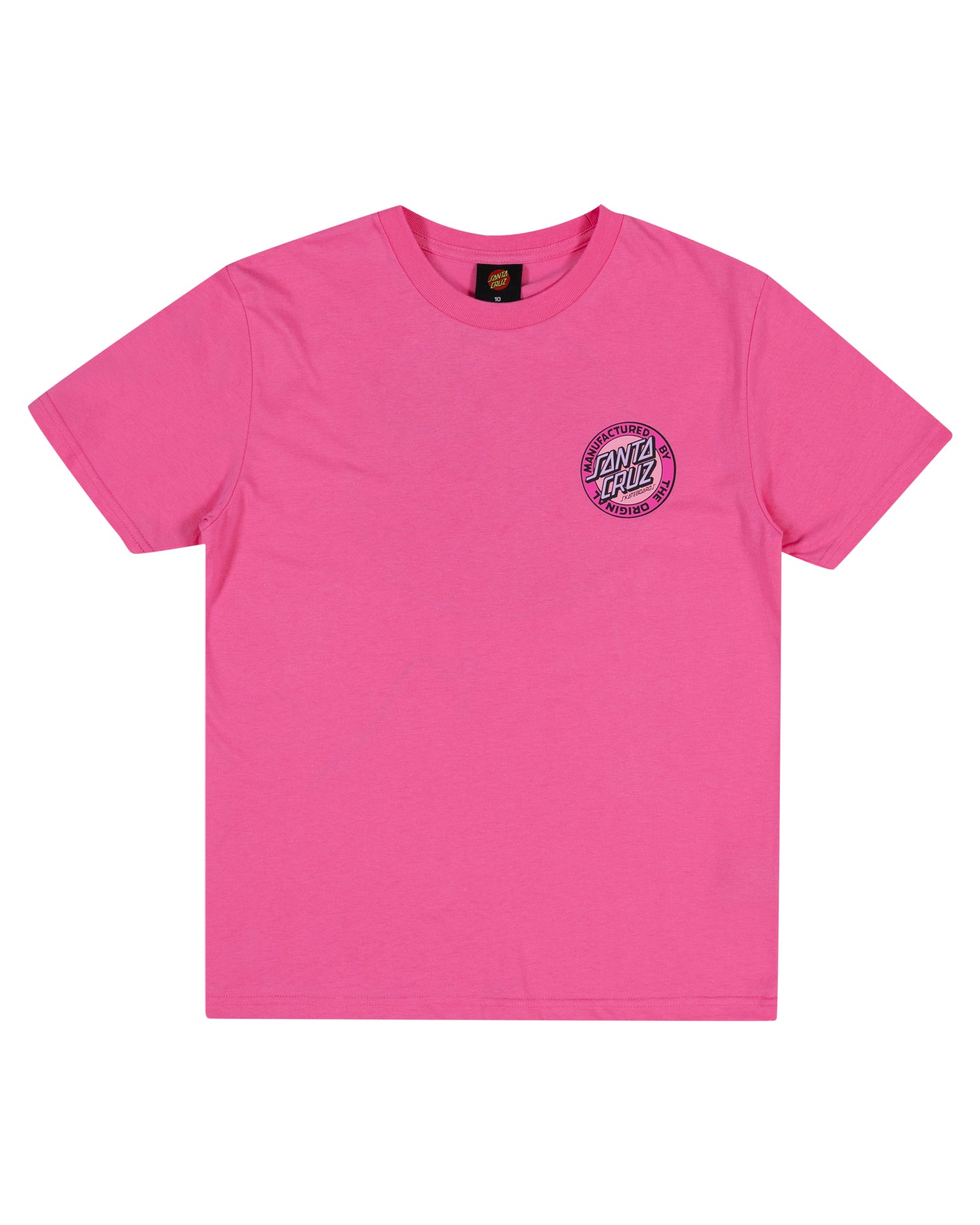 Santa Cruz MFG Retro Dot Reverse Tee Pink