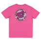 Santa Cruz MFG Retro Dot Reverse Tee Pink