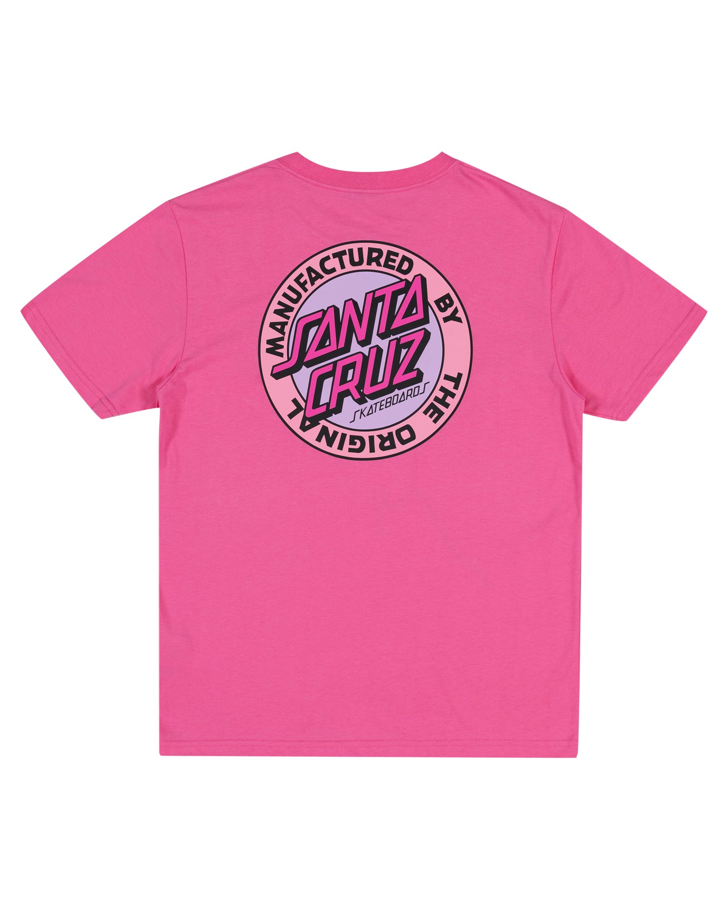 Santa Cruz MFG Retro Dot Reverse Tee Pink