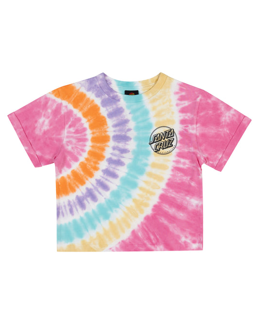 Santa Cruz Contra Dot Mono Tee Multi Tie Dye
