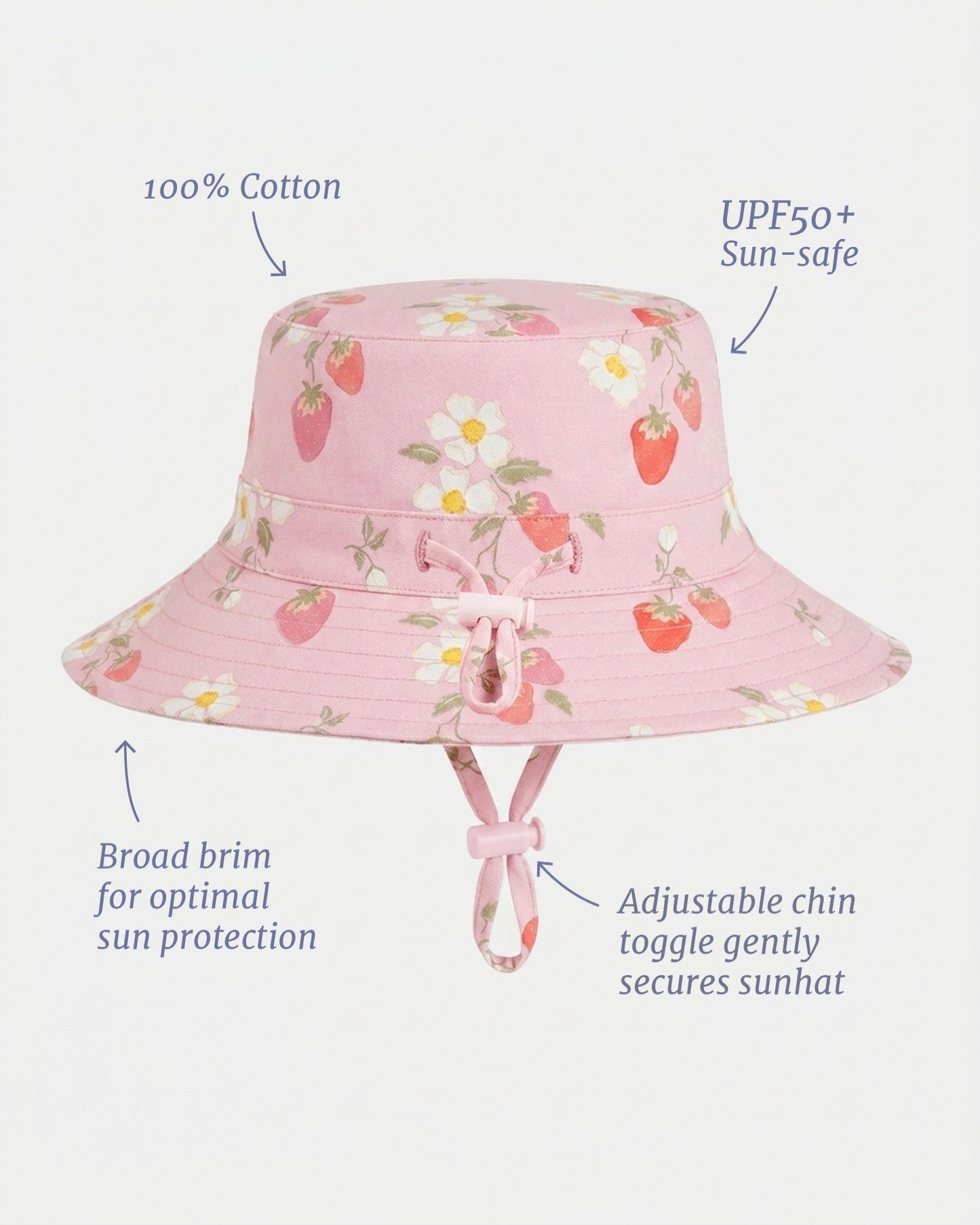 Toshi Sunhat Strawberry Fields Blossom