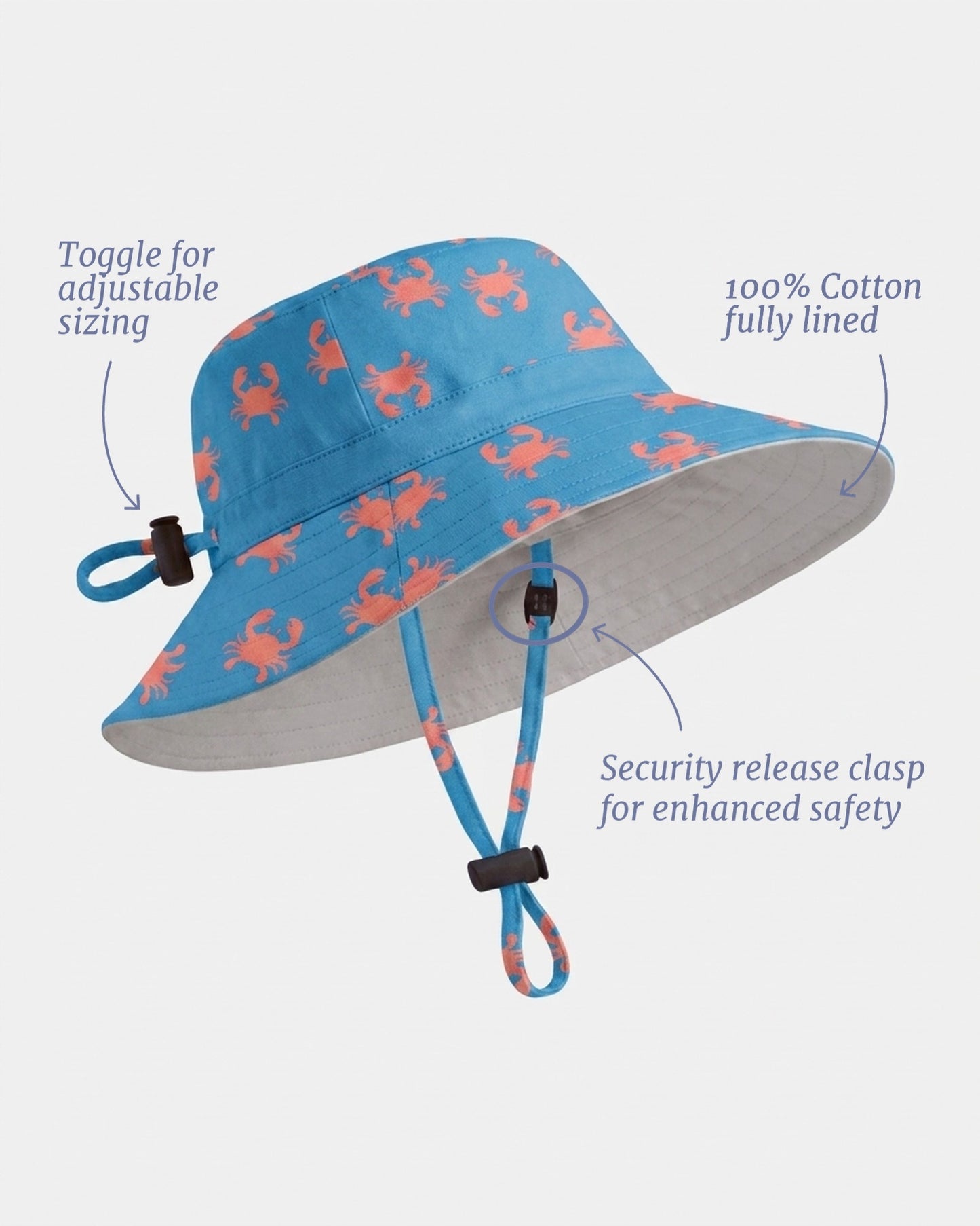 Toshi Sunhat Tide Mud Crabs