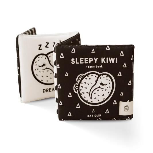 Sleepy Kiwi Fabric Book