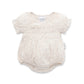 Aster & Oak Sofia Floral Bubble Romper Ivory