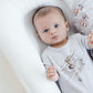 Aster & Oak Flying Oli Bear Print Onesie Blue