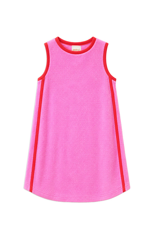 Milky Starburst Terry Towelling Dress