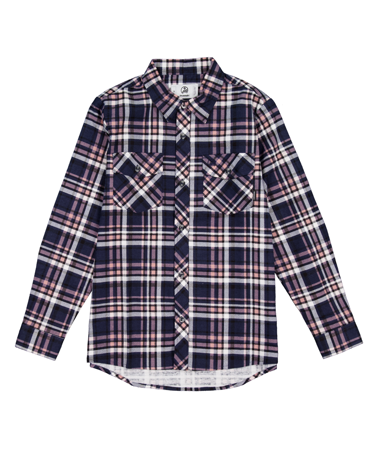 Swanndri Kid's Egmont Shirt Full Placket Navy Salt