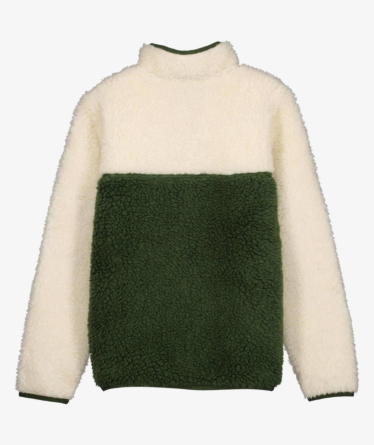 Swanndri Wool Sherpa Pullover Sandshell Hunter Green