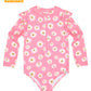 Toshi Girls Swim Bodysuit Ripple Daisy Watermelon