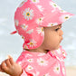 Toshi Baby Swim Long Sleeve Onesie Ripple Daisy Watermelon