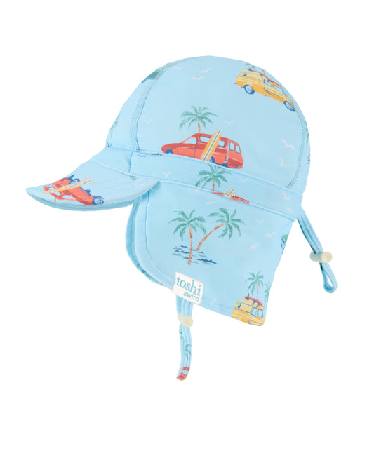 Toshi Swim Flap Cap Paradise Swell Seekers Sky