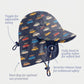 Toshi Swim Flap Cap Pirate Wave Buggies