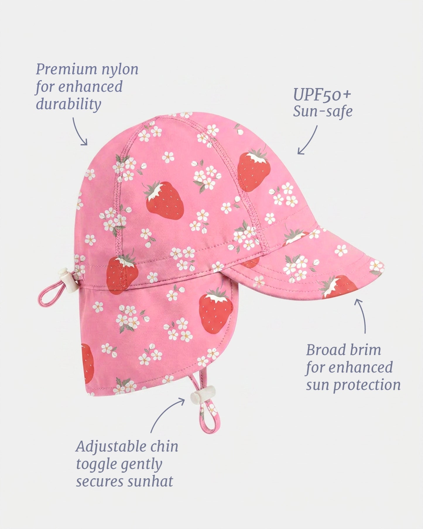 Toshi Swim Flap Cap Twinkle Strawberry