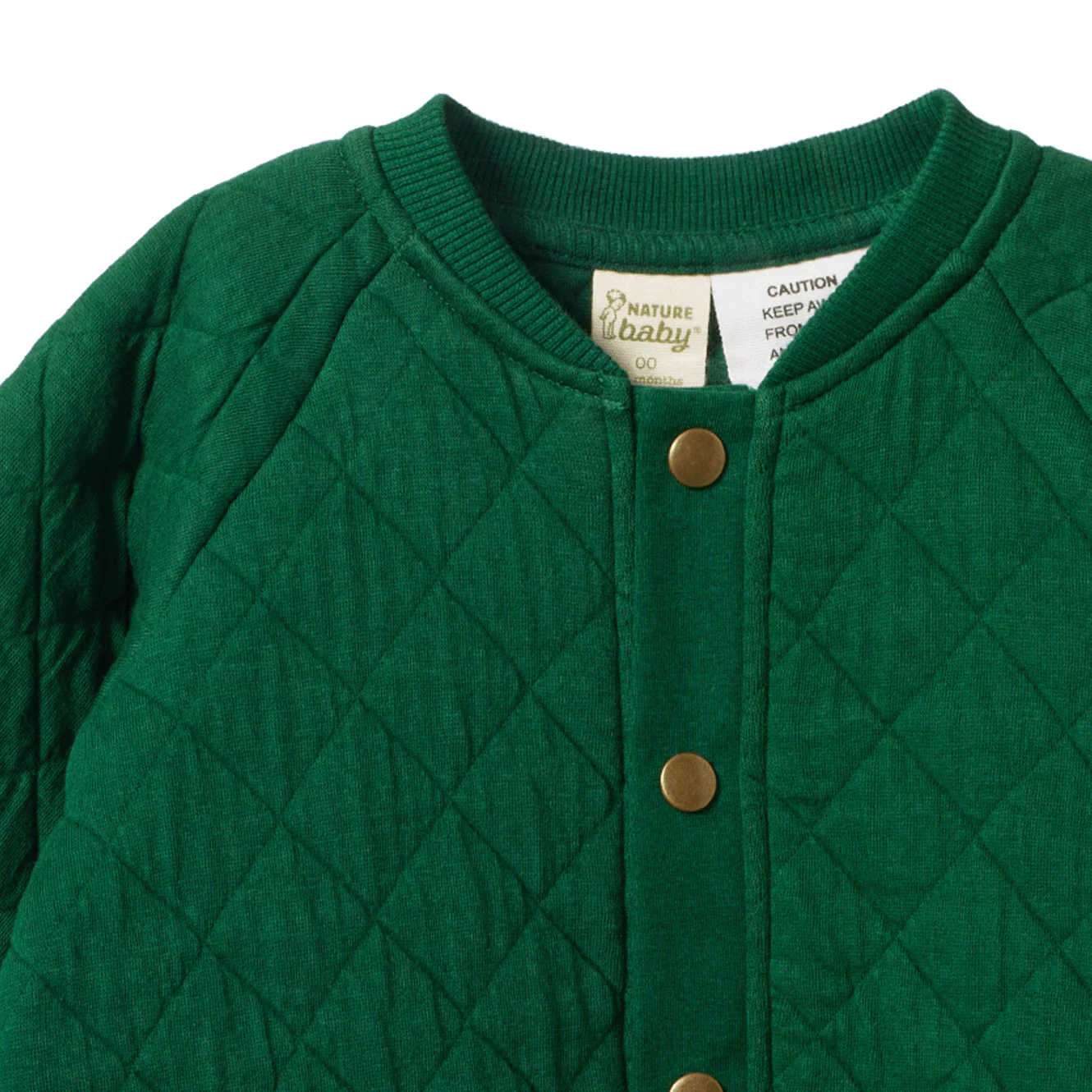 Nature Baby Long Sleeve Juno Romper Quilted Eden