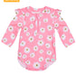 Toshi Baby Swim Long Sleeve Onesie Ripple Daisy Watermelon