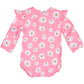 Toshi Baby Swim Long Sleeve Onesie Ripple Daisy Watermelon