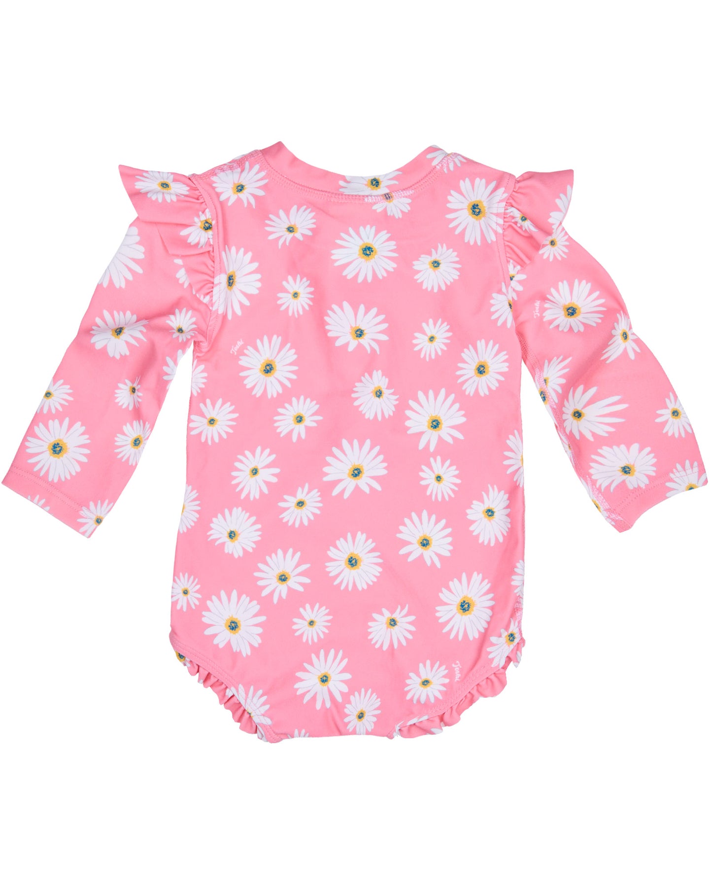 Toshi Baby Swim Long Sleeve Onesie Ripple Daisy Watermelon