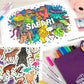 Little Change Creators Re-FUN-Able Colouring Set Safari