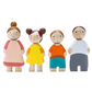 Family of Four Wooden People