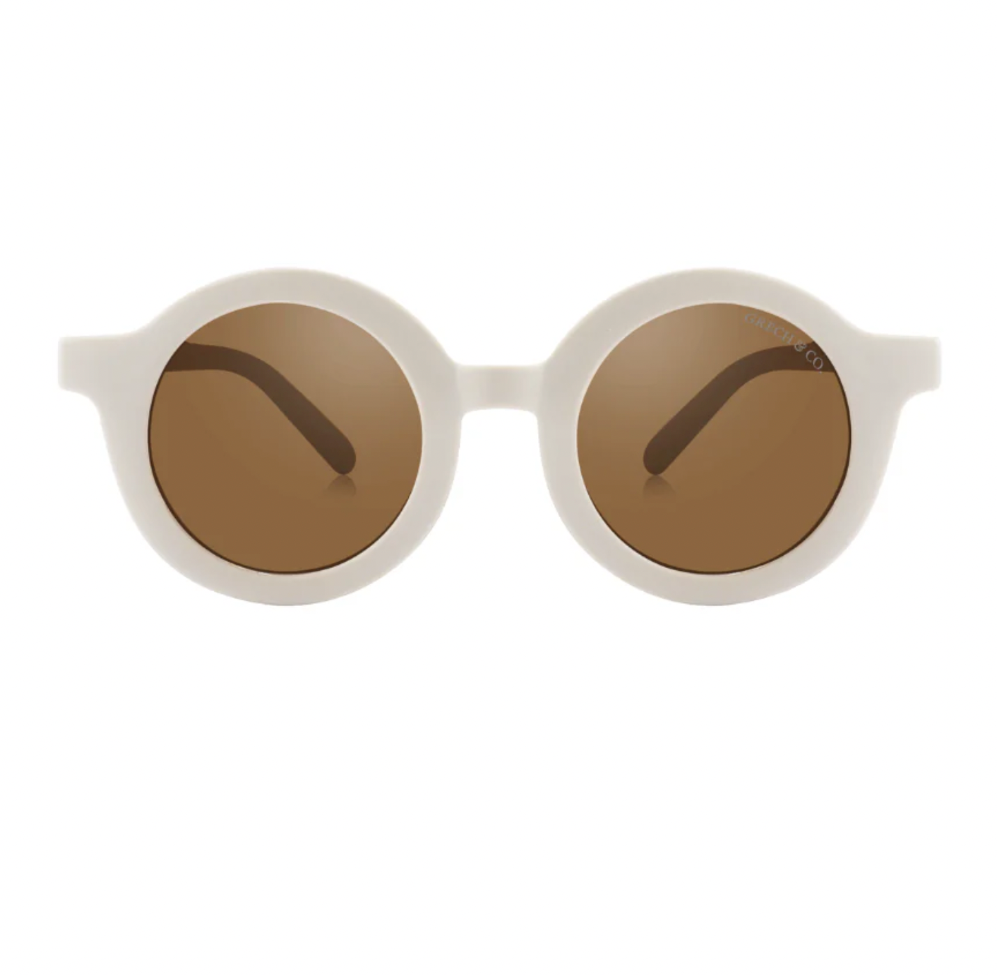Grech & Co Original Round Sunglasses Sand