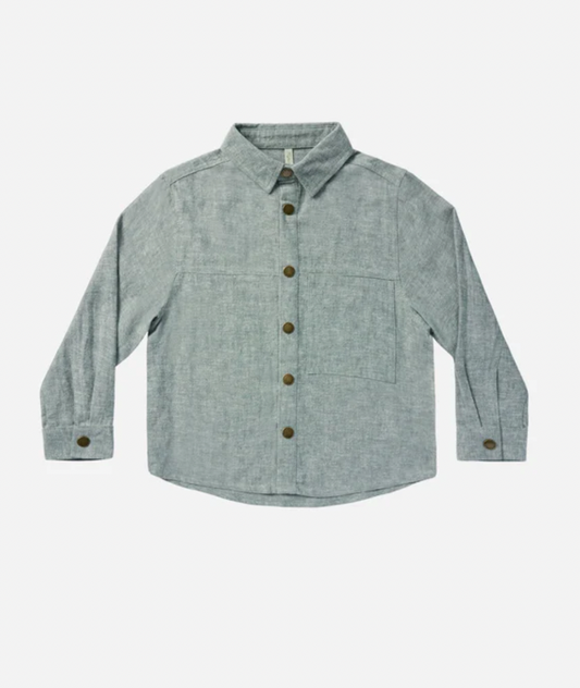 Rylee & Cru Walker Overshirt Indigo