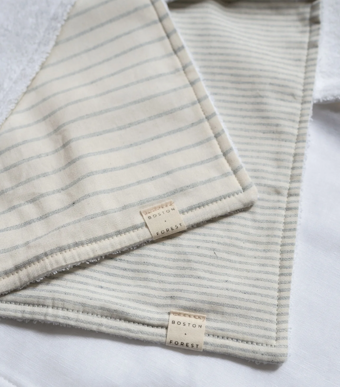 Boston & Forest Burp Cloth Pinstripe Chambray