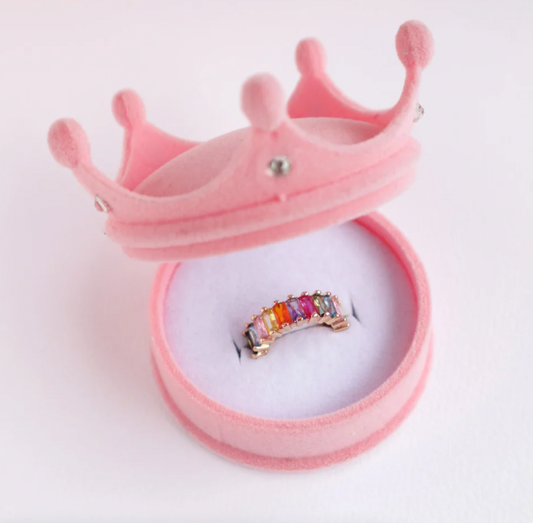 Lauren Hinkley Endless Rainbow Ring - Velvet Box