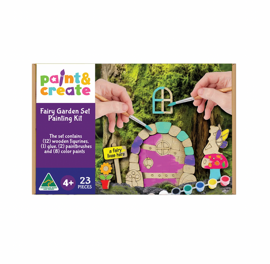 Paint & Create Fairy Garden Painting Kit