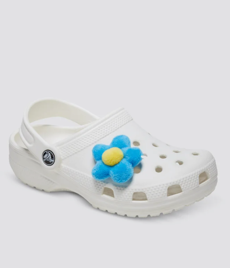 Jibbitz Plush Blue Flower – Little Trooper Limited